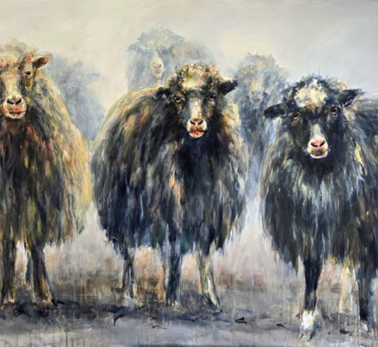 Onsdag fårmiddag, 100x140